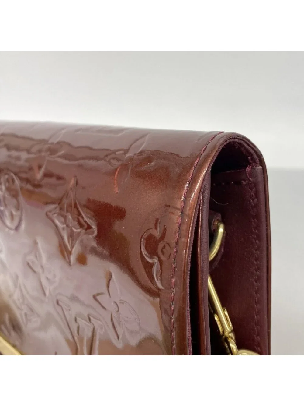 Louis Vuitton Shoulder Bag Vernis Rossmore PM Rouge Fauvist